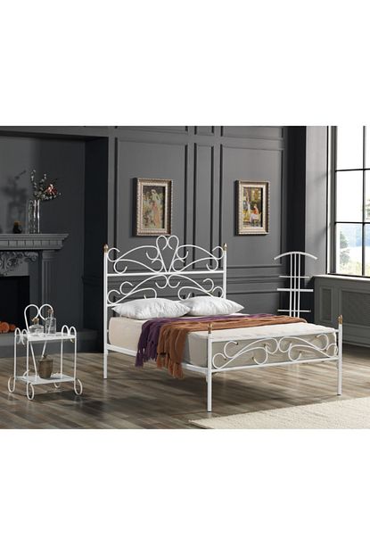 argimo berilya cift kisilik baslikli metal karyola 180x200 yatak olculu fiyati yorumlari trendyol