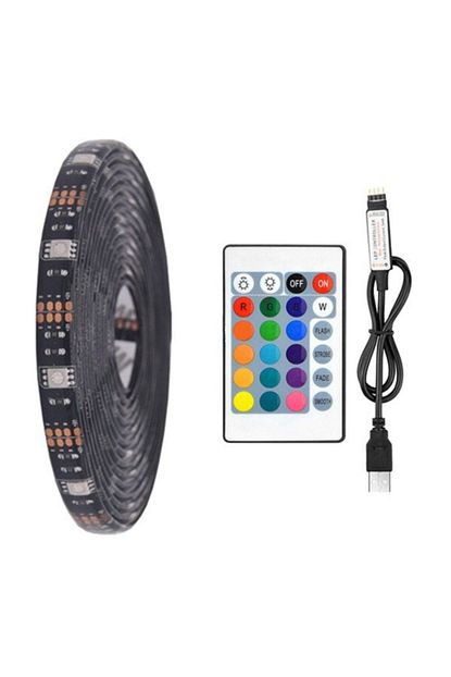 led 5v rgb serit usb 5050 smd tv monutor unite arkasi isik 3 metre fiyati yorumlari trendyol