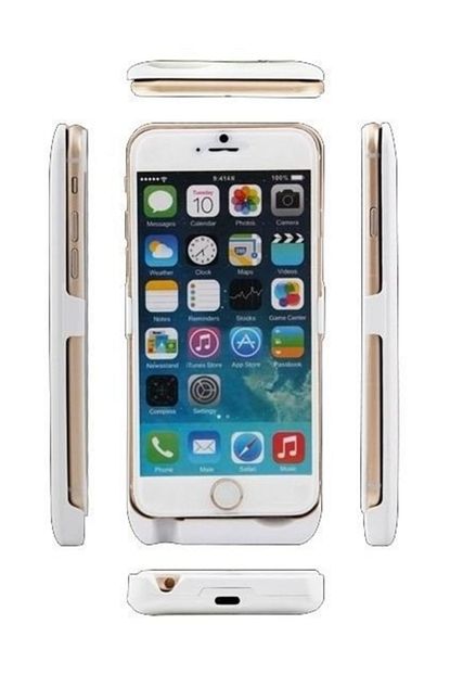 iphone 6s plus sarjli kilif beyaz