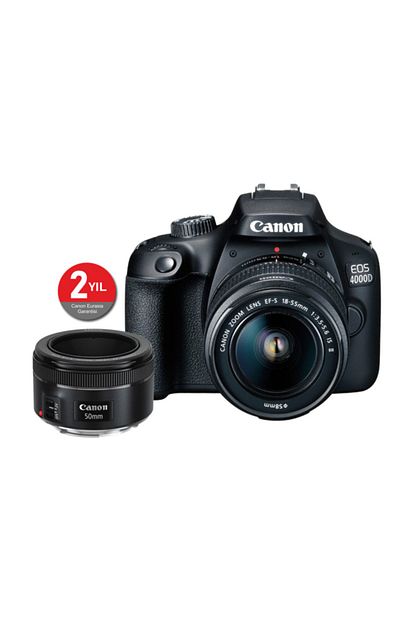 canon eos 4000d 18 55mm 50mm is stm