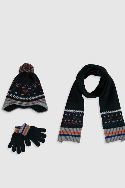 lc waikiki erkek cocuk acik lacivert hkf atki bere eldiven set fiyati yorumlari trendyol