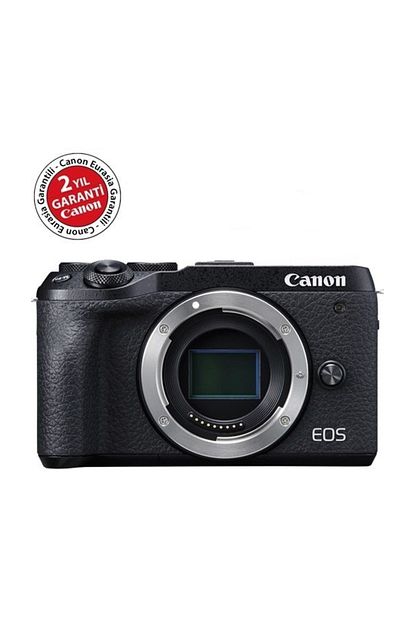 eos m6 mark ii body canon eurasia garantili siyah