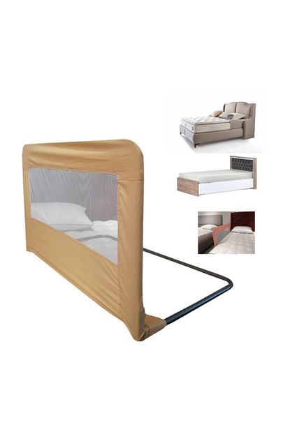 lilabebe cocuk bebek yatak bariyeri 100x50x50 cm somon fiyati yorumlari trendyol