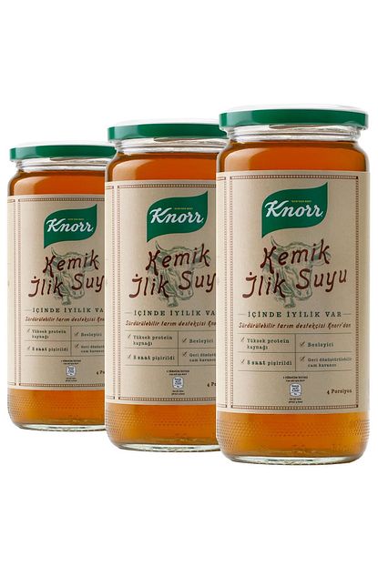 knorr cam kemik ilik suyu 480 ml x 3 fiyati yorumlari trendyol