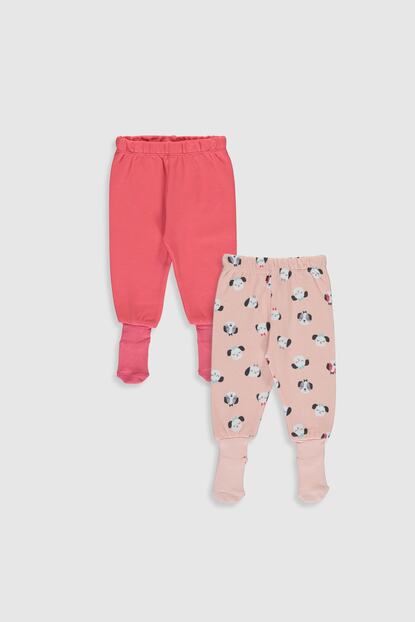 lc waikiki kiz bebek acik pembe baski lsz pijama alti fiyati yorumlari trendyol