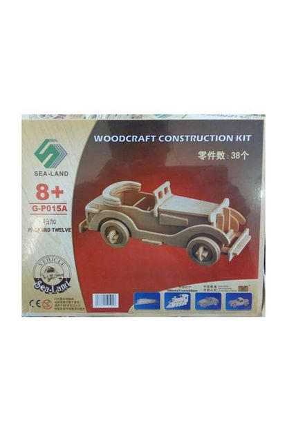 ahsap puzzle oyuncak ahsap 3d ahsap maket araba boyanabilir