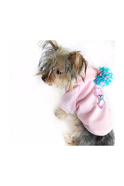 kemique athletique pink dog sweatshirt kopek kiyafeti kopek elbisesi fiyati yorumlari trendyol