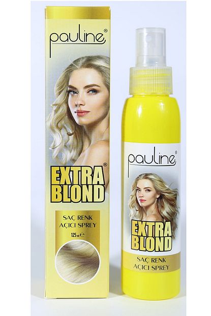 pauline extra blond dogal sac renk acici sprey 125 ml fiyati yorumlari trendyol