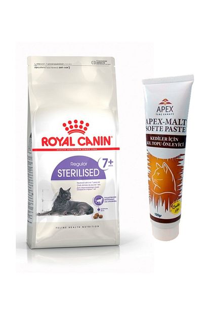 royal canin sterilised 7 kedi mamasi 1 5 kg apex 100 gr kedi malti original fiyati yorumlari trendyol