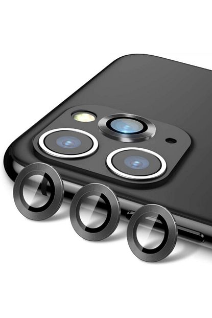 apple iphone 11 pro max metal cerceveli kamera koruma lensi