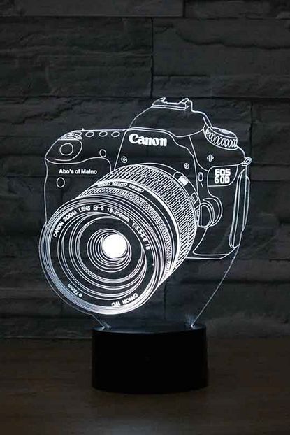 3 boyutlu canon fotograf makinesi 7 farkli isik rengi