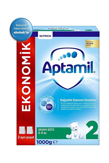 aptamil ekonomik paket devam sutu 2 1000 gr 6 9 ay fiyati yorumlari trendyol