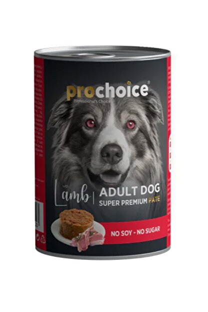 prochoice pro choice kuzu etli sekersiz ezme yetiskin kopek konservesi 400gr fiyati yorumlari trendyol