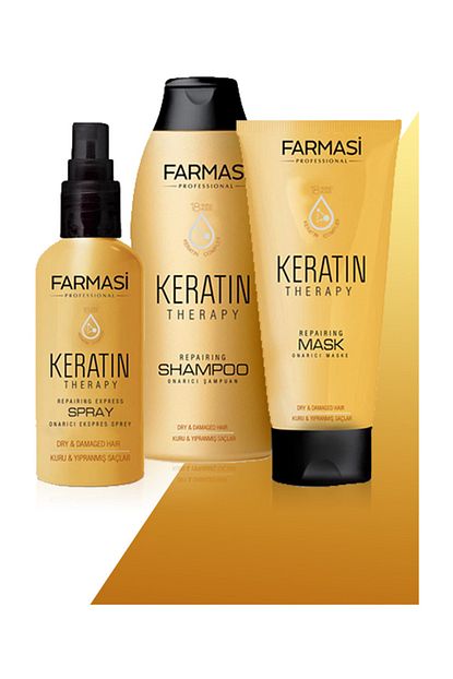 farmasi keratin 3 lu bakim seti sampuan sprey maske fiyati yorumlari trendyol