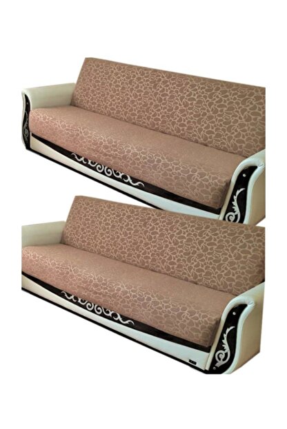 cetinhome lastikli koltuk ortusu sutlu kahve 3 3 fiyati yorumlari trendyol