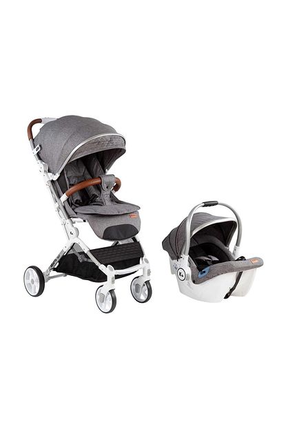kraft roll travel sistem bebek arabasi light grey fiyati yorumlari trendyol