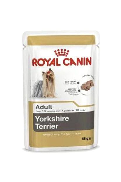royal canin pouch yorkshire terrier irki ozel yas kopek mama 85gr fiyati yorumlari trendyol