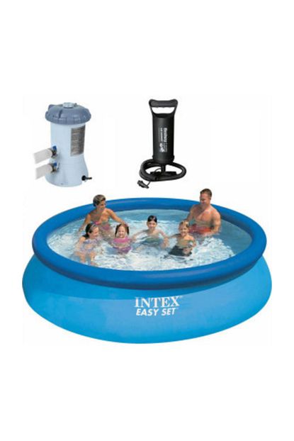 intex intex 28143 filtreli aile havuzu buyuk boy 396x84 cm pompali fiyati yorumlari trendyol