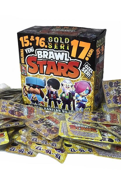 brawl stars oyuncu karti gold serisi 15 16 17 seri 400 adet