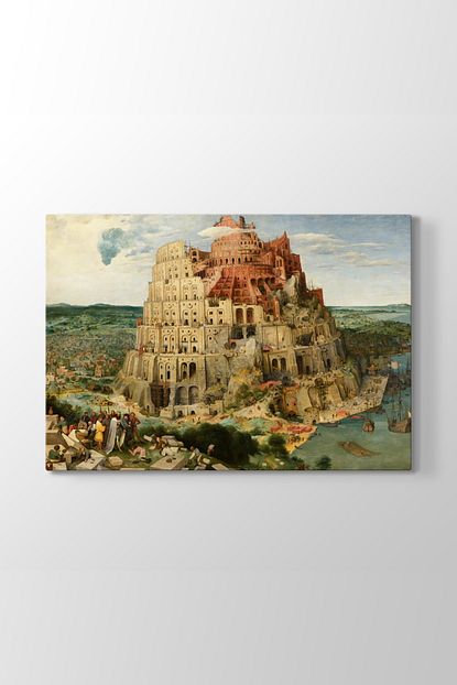 pieter brueghel babil kulesi tablosu model 1 olcusu 100x70 cm