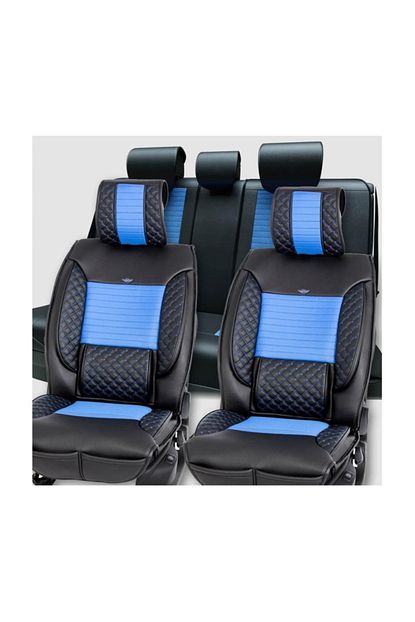 stil luks oto koltuk kilifi siyah mavi seat leon fiyati yorumlari trendyol