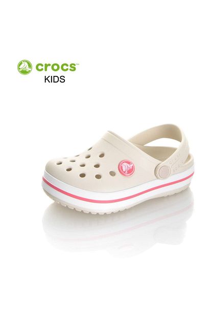crocs crocband kids bej unisex cocuk terlik 100528594 fiyati yorumlari trendyol