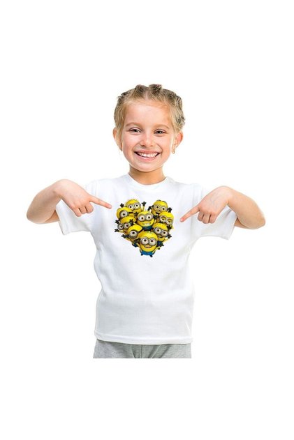 Minion Love Girls' T-Shirt