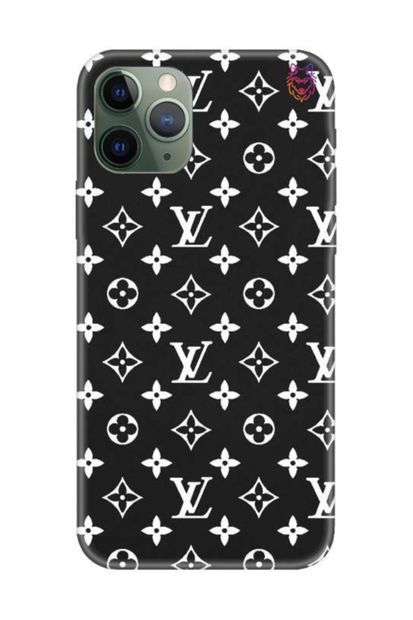 Wolf Dizayn Iphone 11 Pro Max - Siyah Silikon Kılıf - Supreme 6 - 1