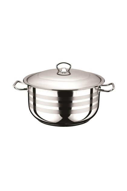 Bestinox Tencere Paslanmaz Çelik 24 Cm Çap Çelik Kapak 6,30 Litre