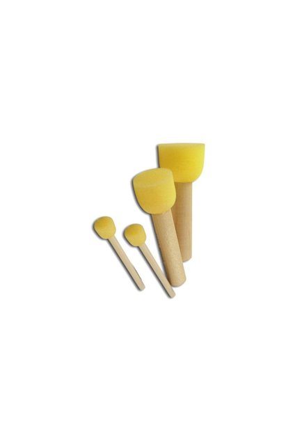 4-Piece Sponge Buffer Brush Set