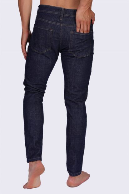 Regional Jeans Erkek Super Slim Fit Lacivert Kot Pantolon Pntln23481 - 4