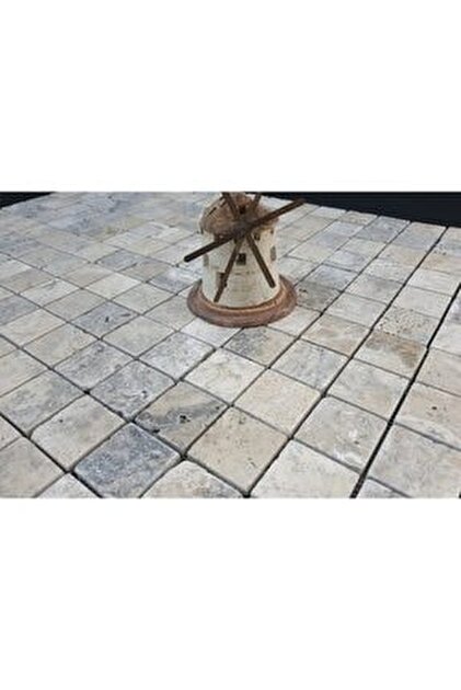 Pietramosaic Puzzle Carrrara & Siyah Mix Mermer Eskitme Mozaik