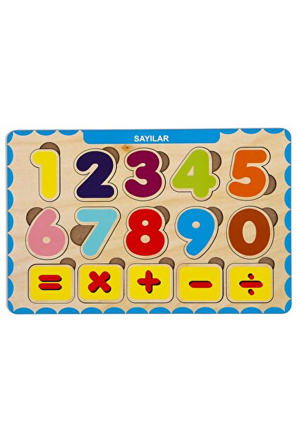 MAKETÇİNİZ Sayılar Ahşap Bul - Tak Puzzle - Fiyatı, Yorumları