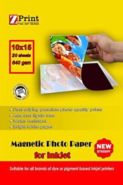 Zprint Epson L3151 Mıknatıslı Magnet Fotoğraf Kağıdı 10x15 5