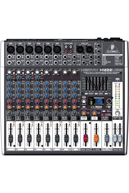 Behringer Xenyx 1222Usb 16-In 2/2-Bus Mixer With British Eqs 24