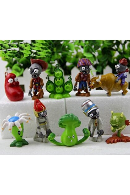 Schulzz Plants And Zombies Figür Seti 10 Adet 3-7 cm - Fiyatı