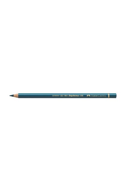 Polychromos Artist Dry Crayons 155 Helio Turquoise Bright Turquoise