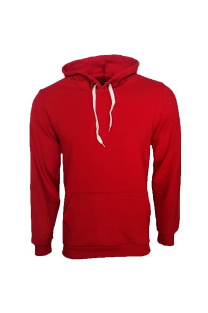 Raf Coll Ünisex Kırmızı Kapşonlu Sweatshirt - 1