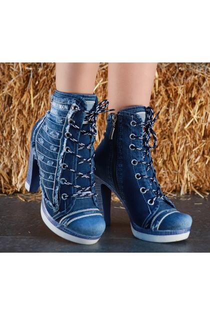 Women's Denim Boots