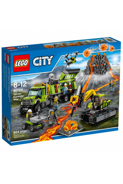 LEGO ® City 60124 Volcano Exploration Base / - Fiyatı, Yorumları