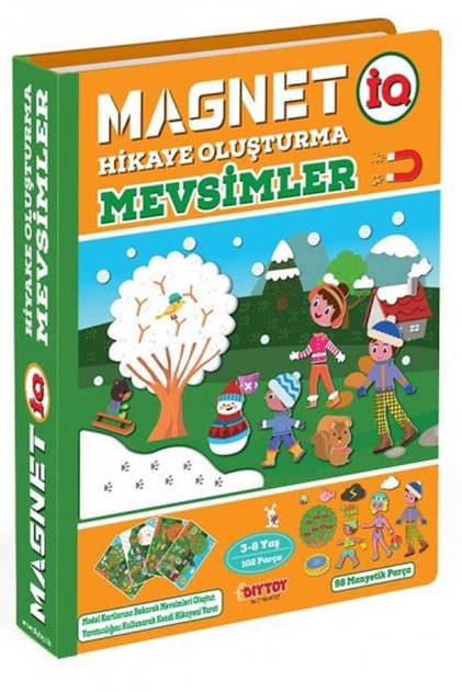 Magnet Iq Mevsimler Hikaye Oluşturma Manyetik Puzzle