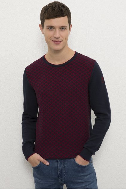 Navy Blue Men's Sweater