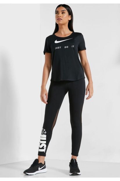 Nike Women's W Nk Top Ss Swsh Run T-shirt - Cj1970-010 - 2