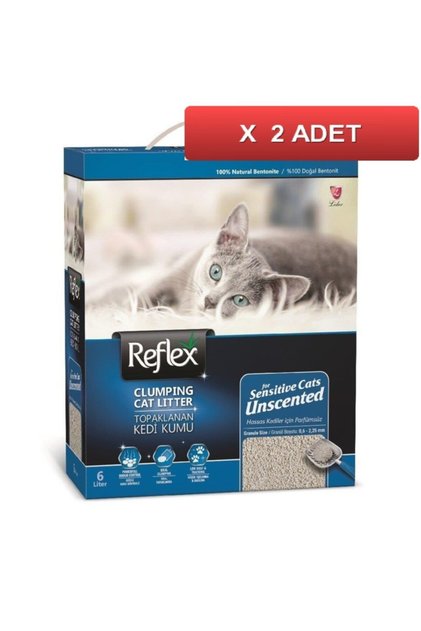 Sensitive Kokusuz Kedi Kumu 6 Lt (2 Adet)
