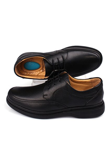 Inside and Outside Genuine Leather Full Orthopedic Gel Sole Everyday Men's Shoes