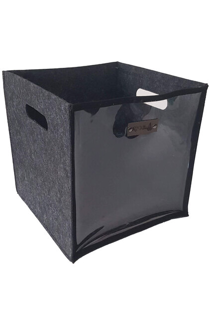 Felt Box Organizer Front Face Transparent Organizer 32×32×32 Cm–In-Cabinet Organization & Modern Storage