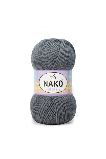 Elit Baby 790 (DARK GRAY MELANGE) حبل محبوك يدوي مضاد للقطع/الصوف قطعة واحدة