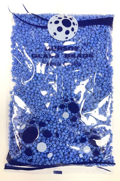 Vrste perli Plave peskovite perle 4 mm 500 gr – Perle, stilski dizajn, ženski aksesoar – Perle – Bonc