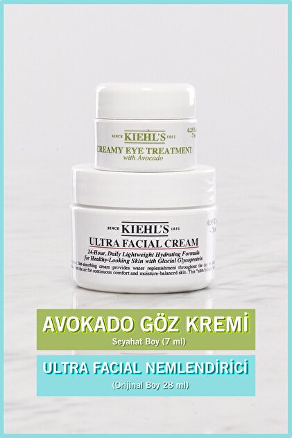 ファセルヴァ クリーム 330g 2本セット Kiehl's Ultra Facial Cream & Avokadolu Göz Kremi Favori Nem