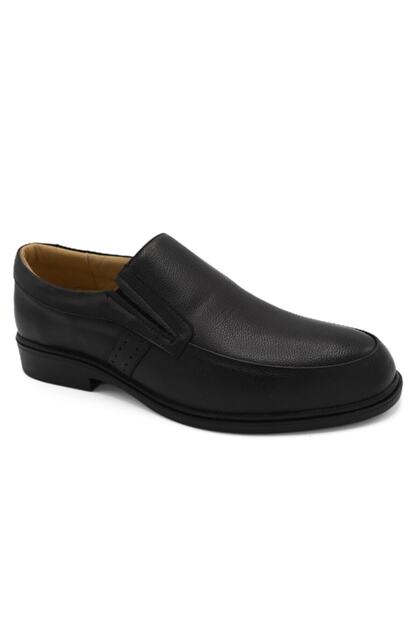 690 Men's Black Leather Shoes